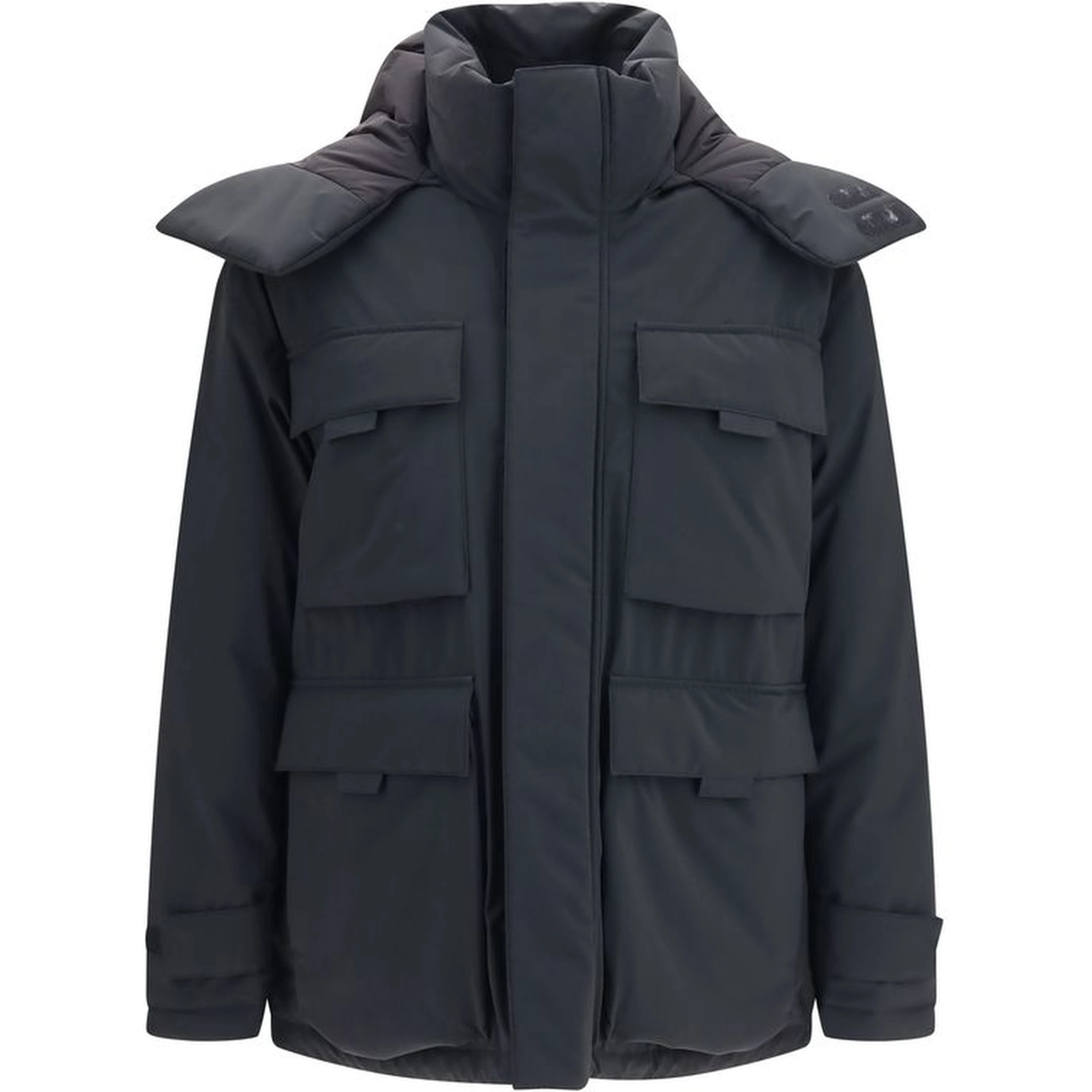 Black Goose Down Shell Jacket