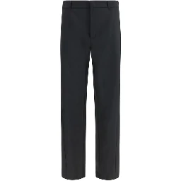 Black Polyester Pants