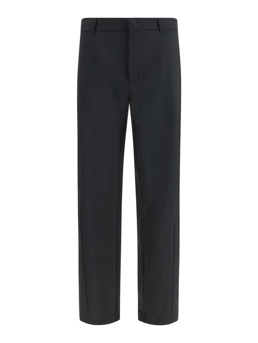Black Polyester Pants