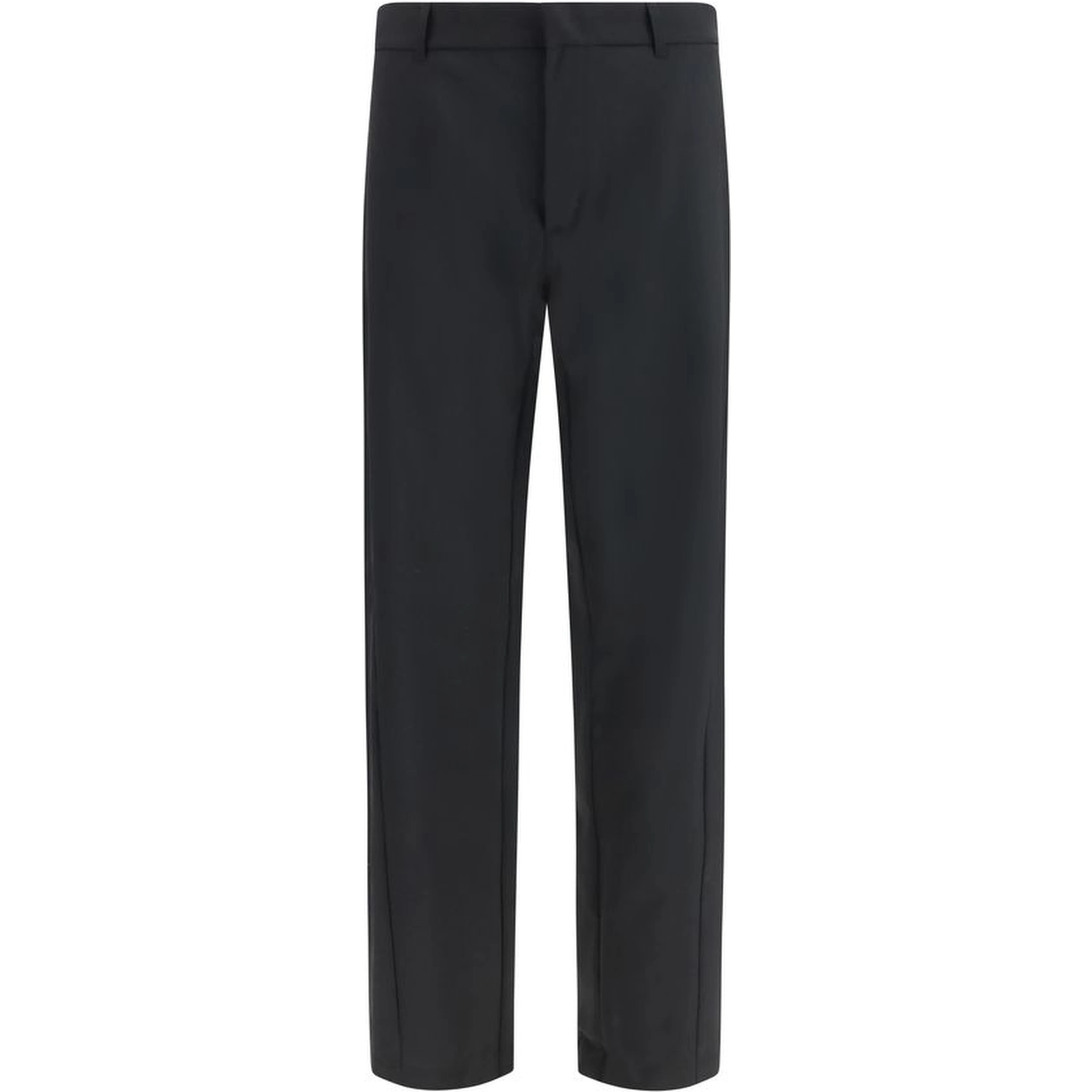 Black Polyester Pants