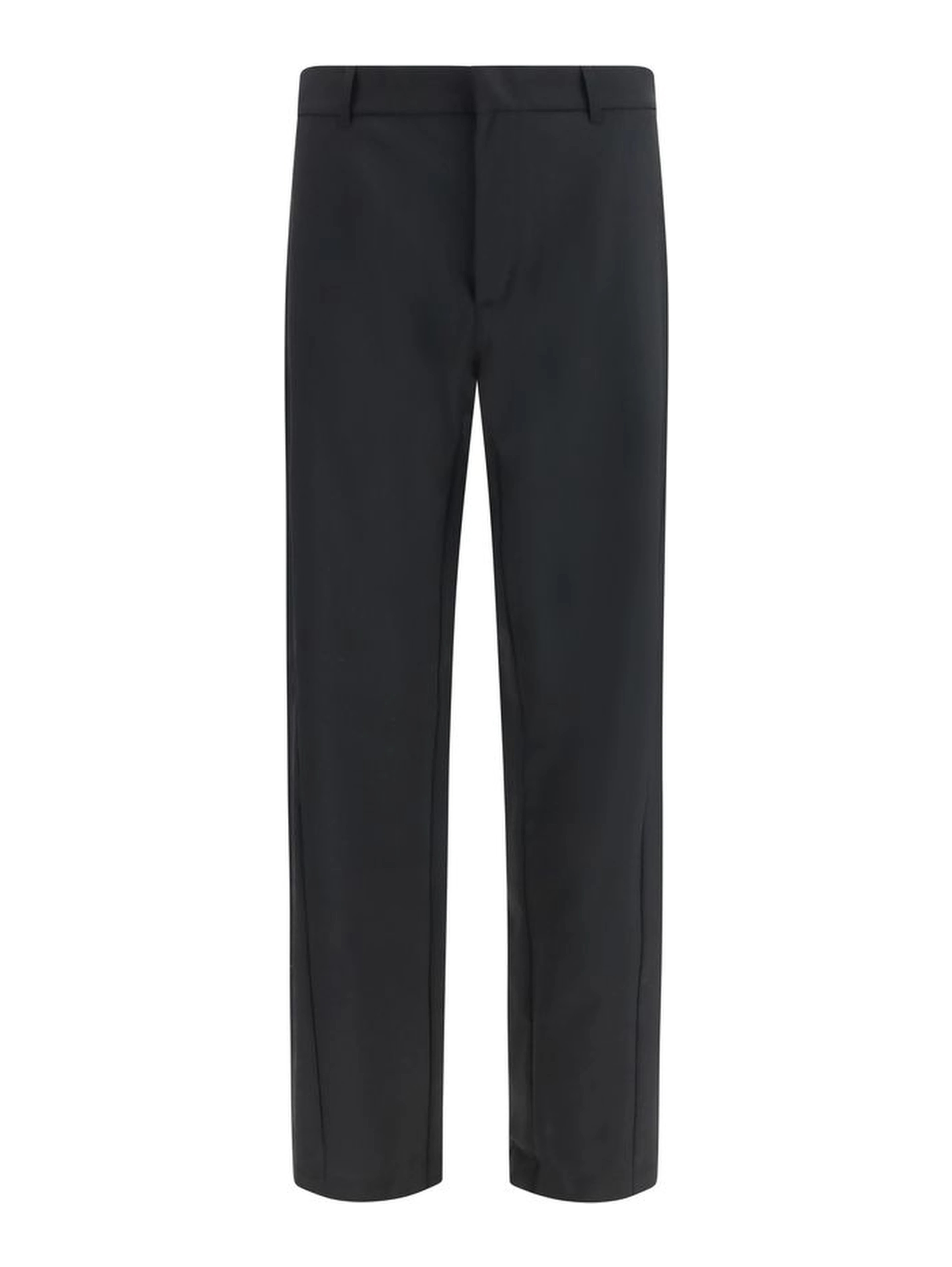Black Polyester Pants