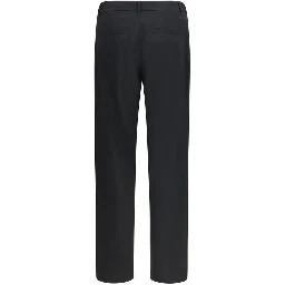 Black Polyester Pants