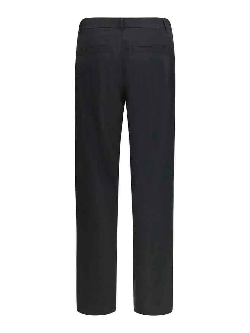 Black Polyester Pants