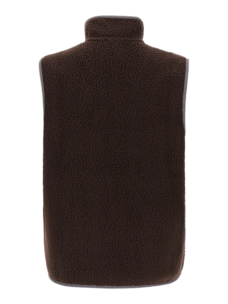 Brown Polyester Sleeveless Jacket alternative