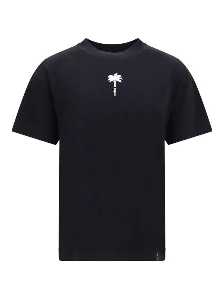 Black Cotton T-Shirt