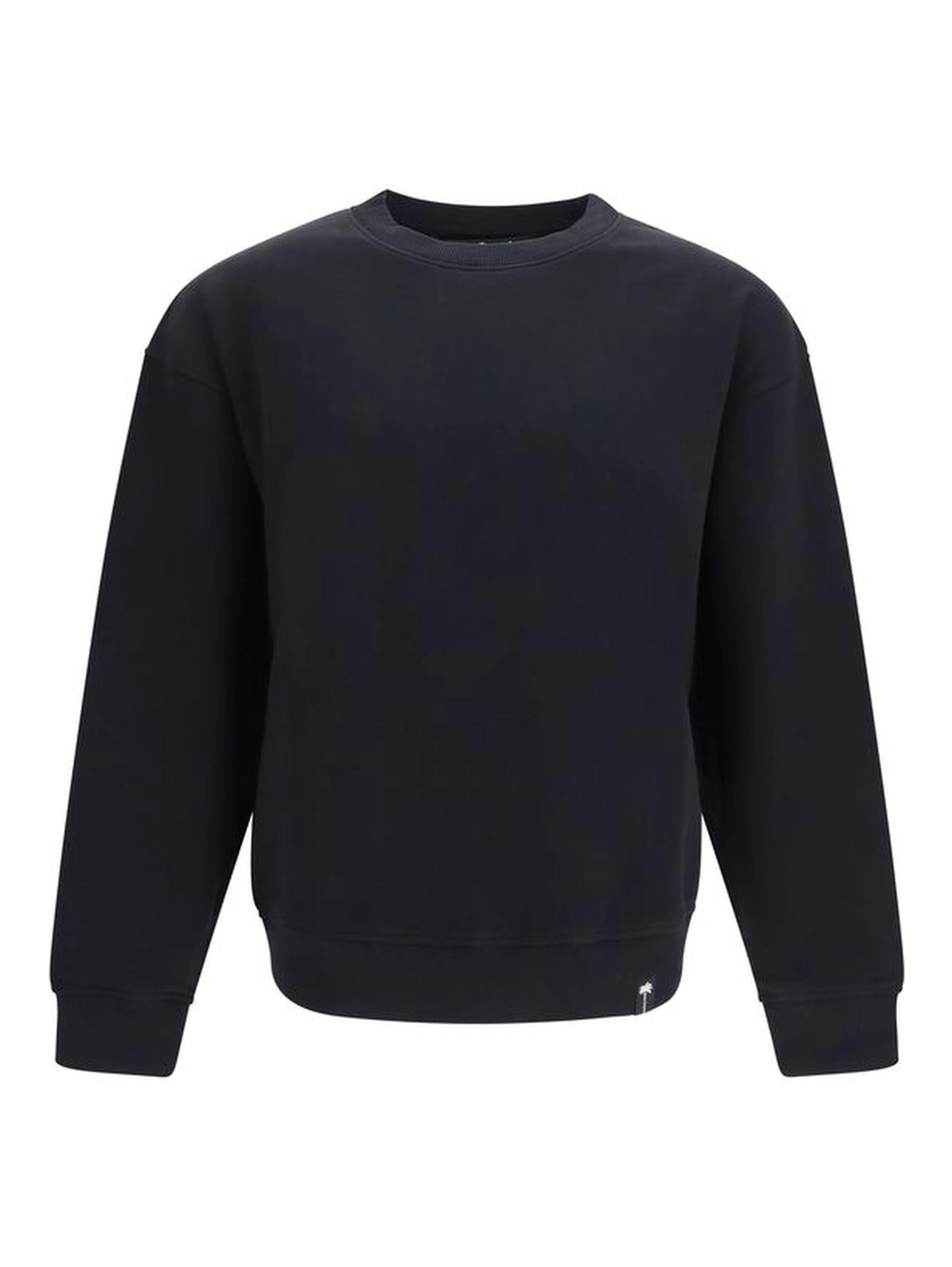 Black Cotton Sweatshirt