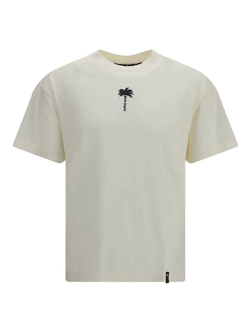 Beige Cotton T-Shirt
