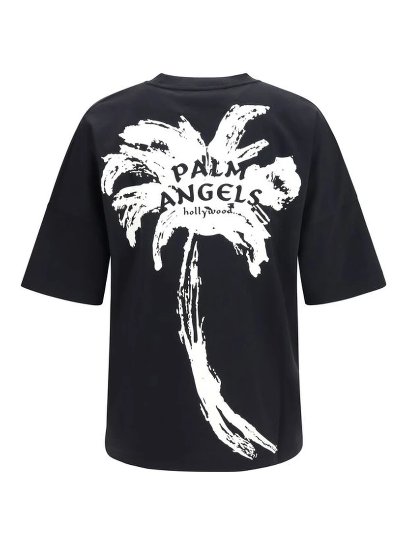 Black Cotton T-Shirt