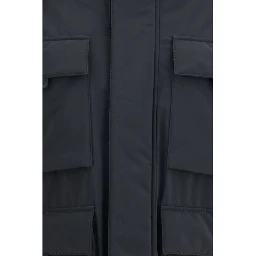 Black Goose Down Shell Jacket