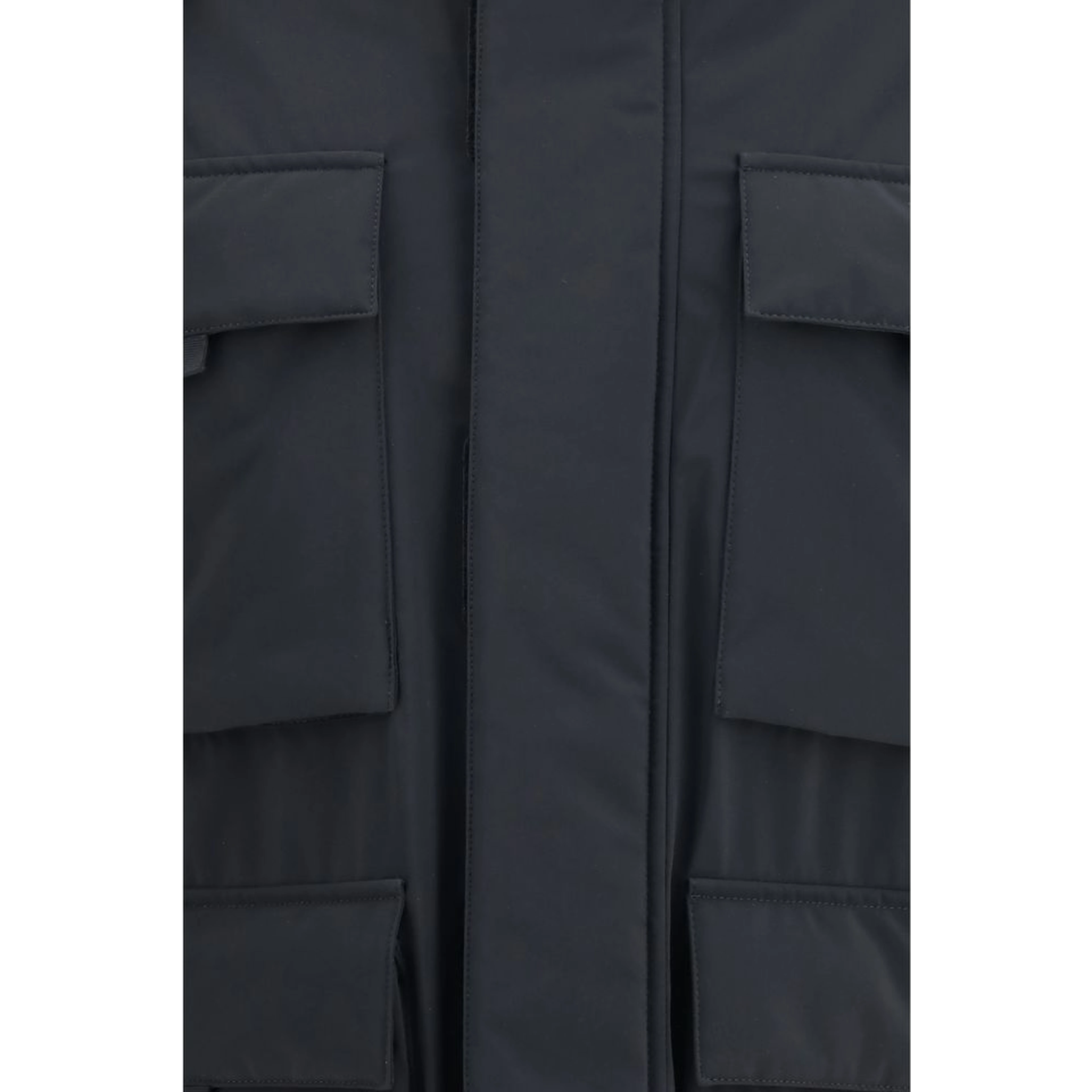 Black Goose Down Shell Jacket