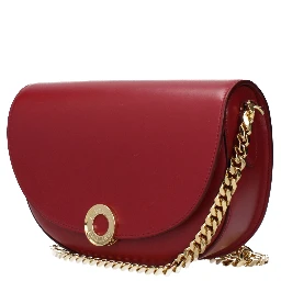 Red Leather Shoulder Bag