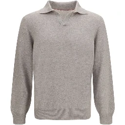 Gray Cashmere Sweatshirt