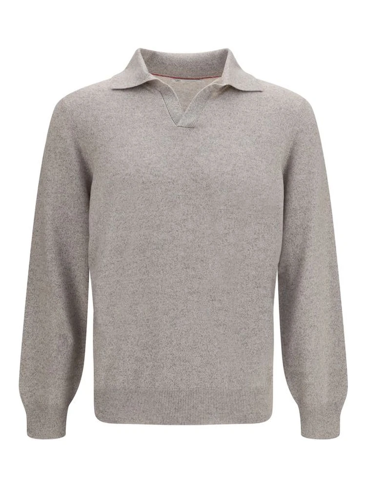 Gray Cashmere Sweatshirt