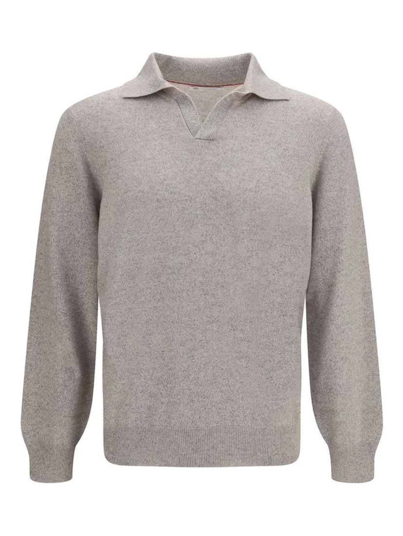 Gray Cashmere Sweatshirt