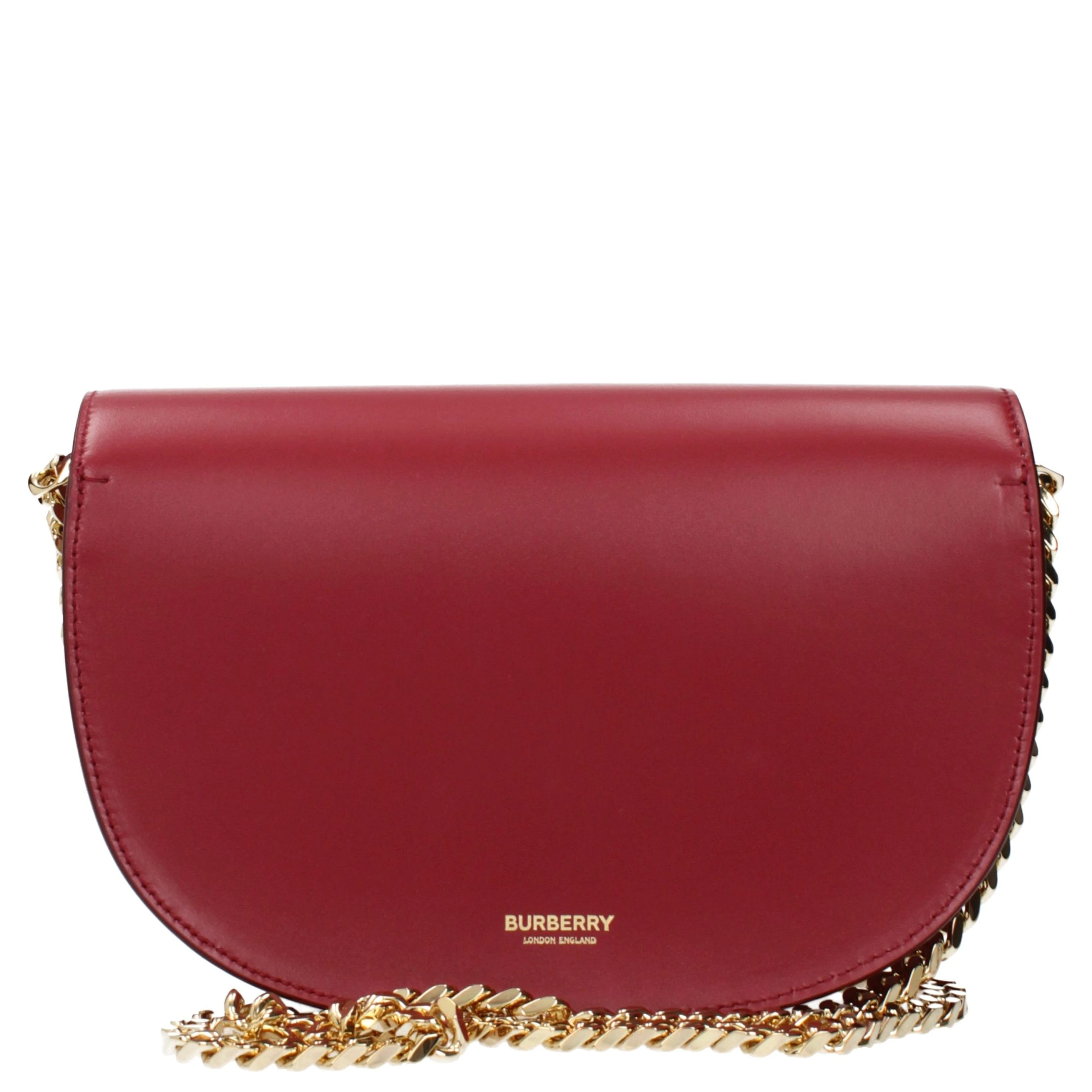 Red Leather Shoulder Bag