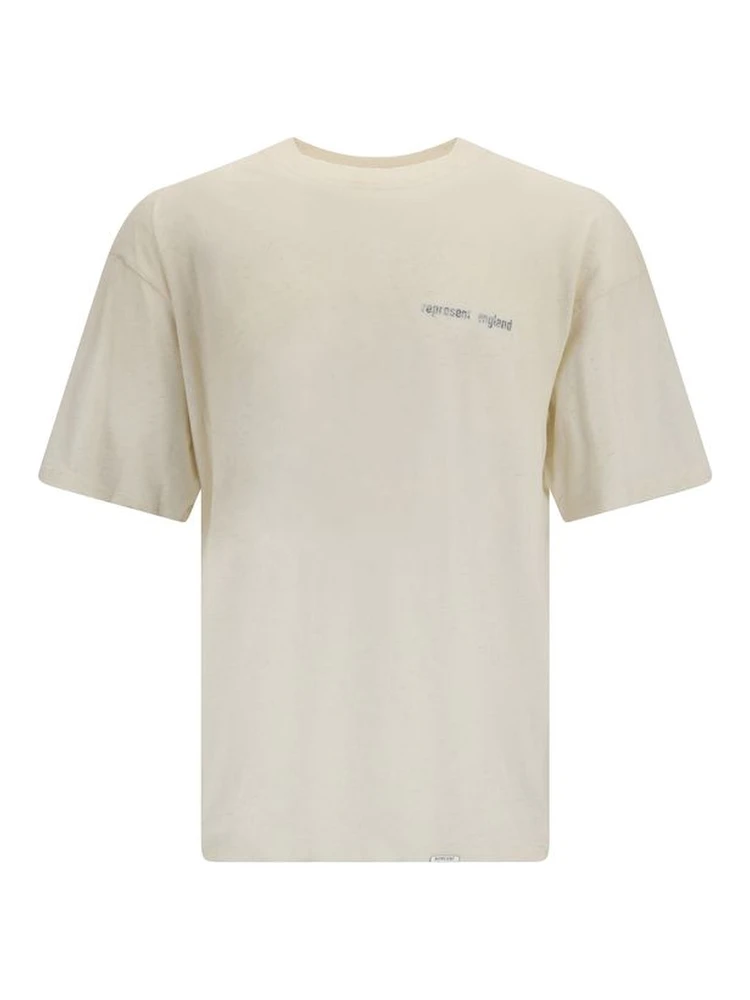 Beige Cotton T-Shirt