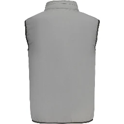 Gray Polyester Men's Vest
