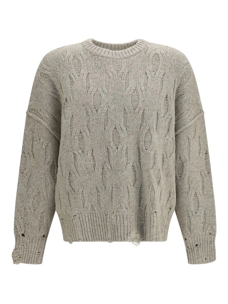 Beige Wool Oves Aries Sweatshirt