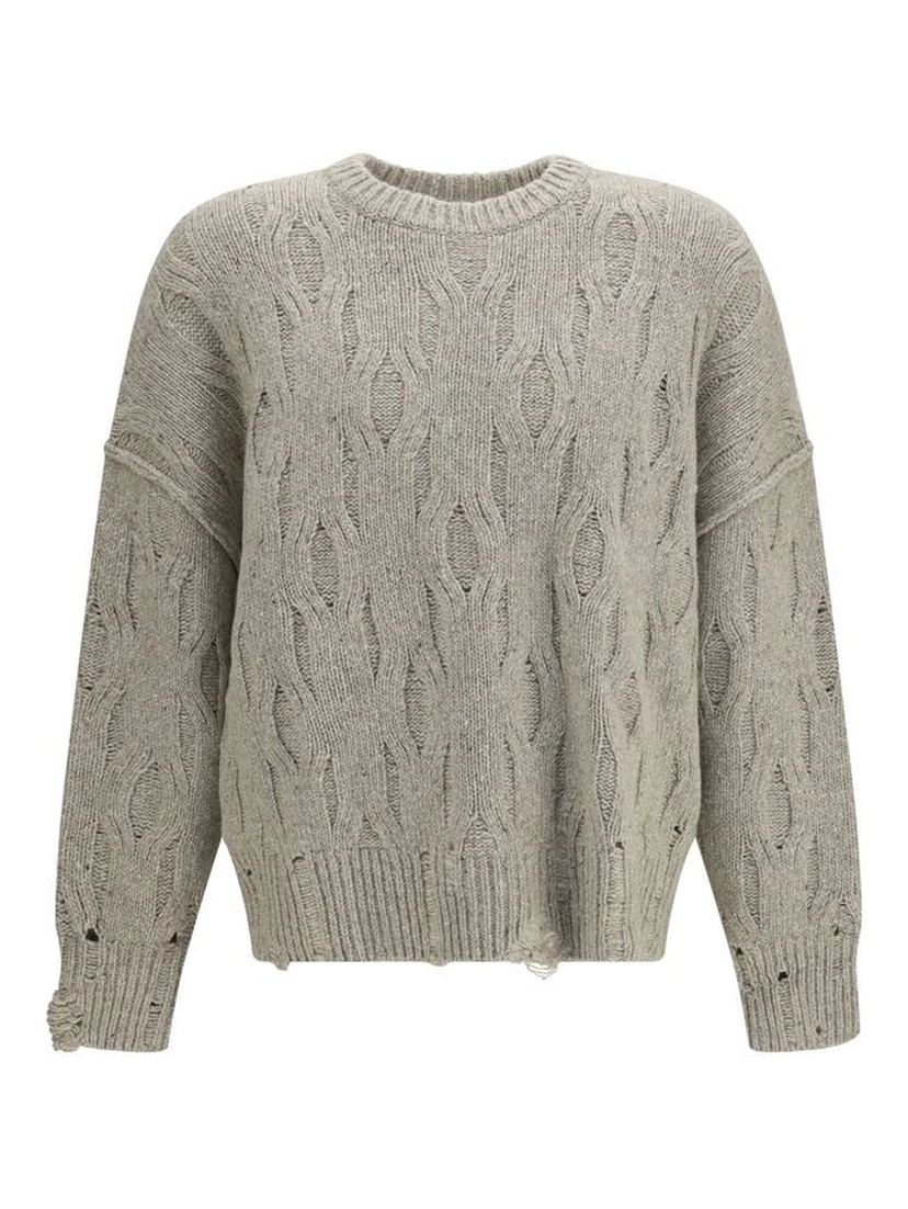 Beige Wool Oves Aries Sweatshirt