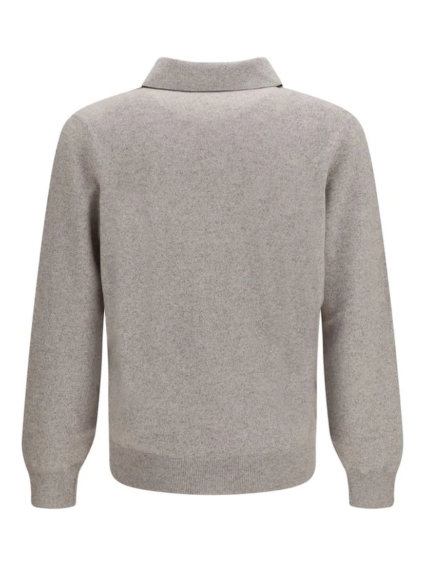 Gray Cashmere Sweatshirt
