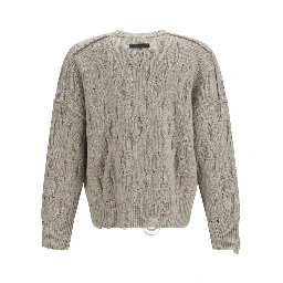 Beige Wool Oves Aries Sweatshirt
