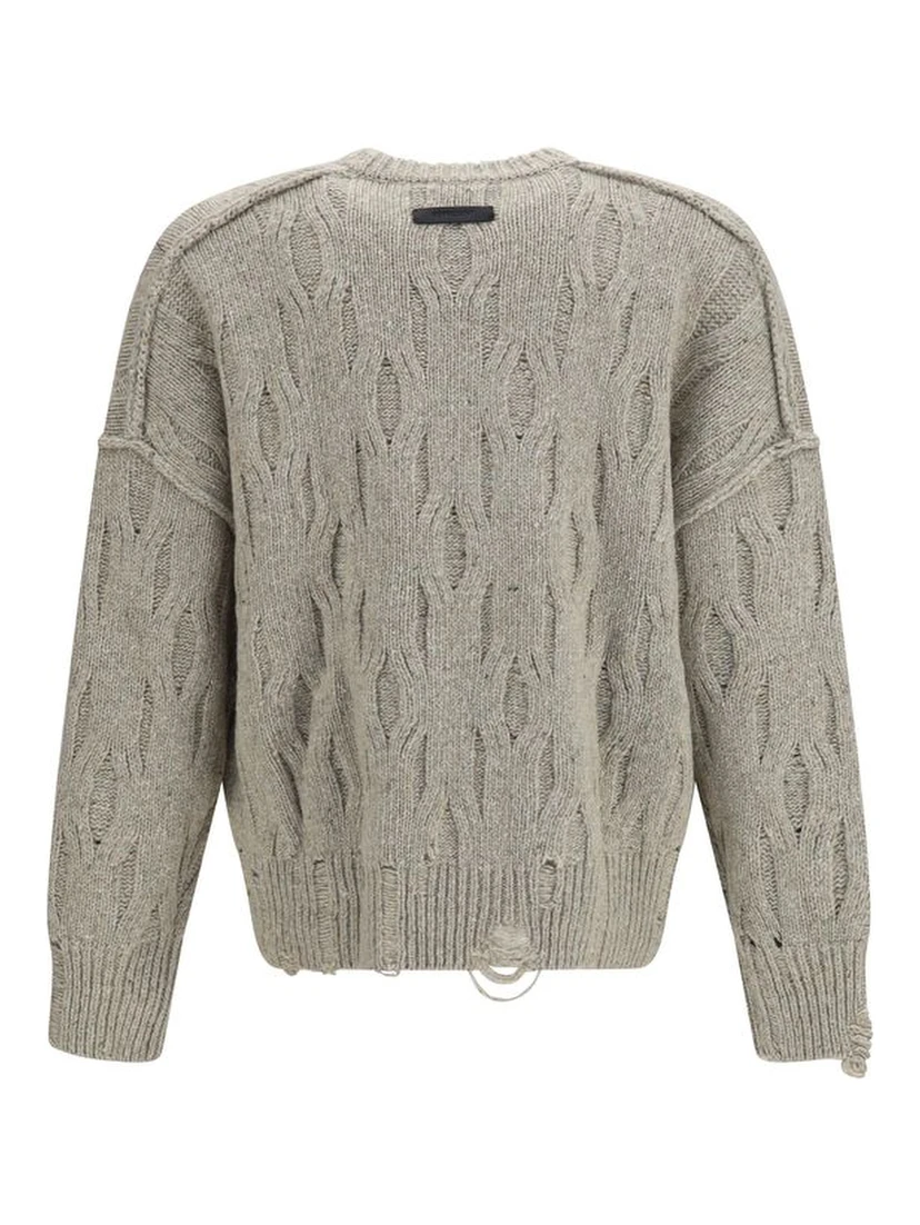 Beige Wool Oves Aries Sweatshirt