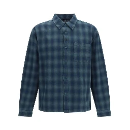Bicolor Cotton Pattern Shirt