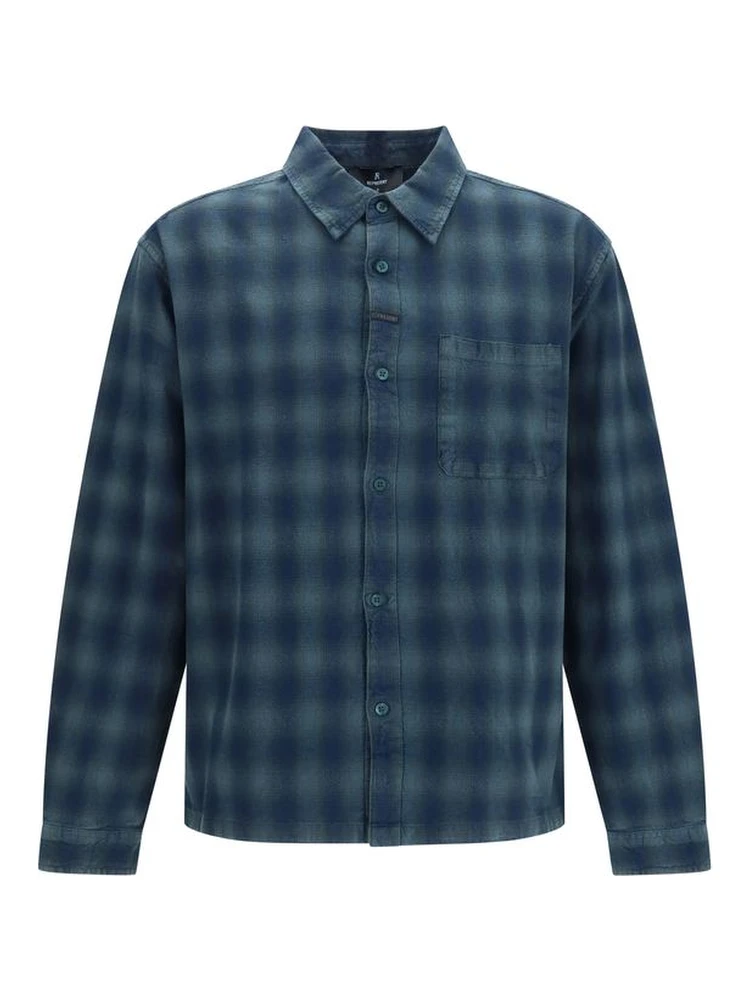 Bicolor Cotton Pattern Shirt