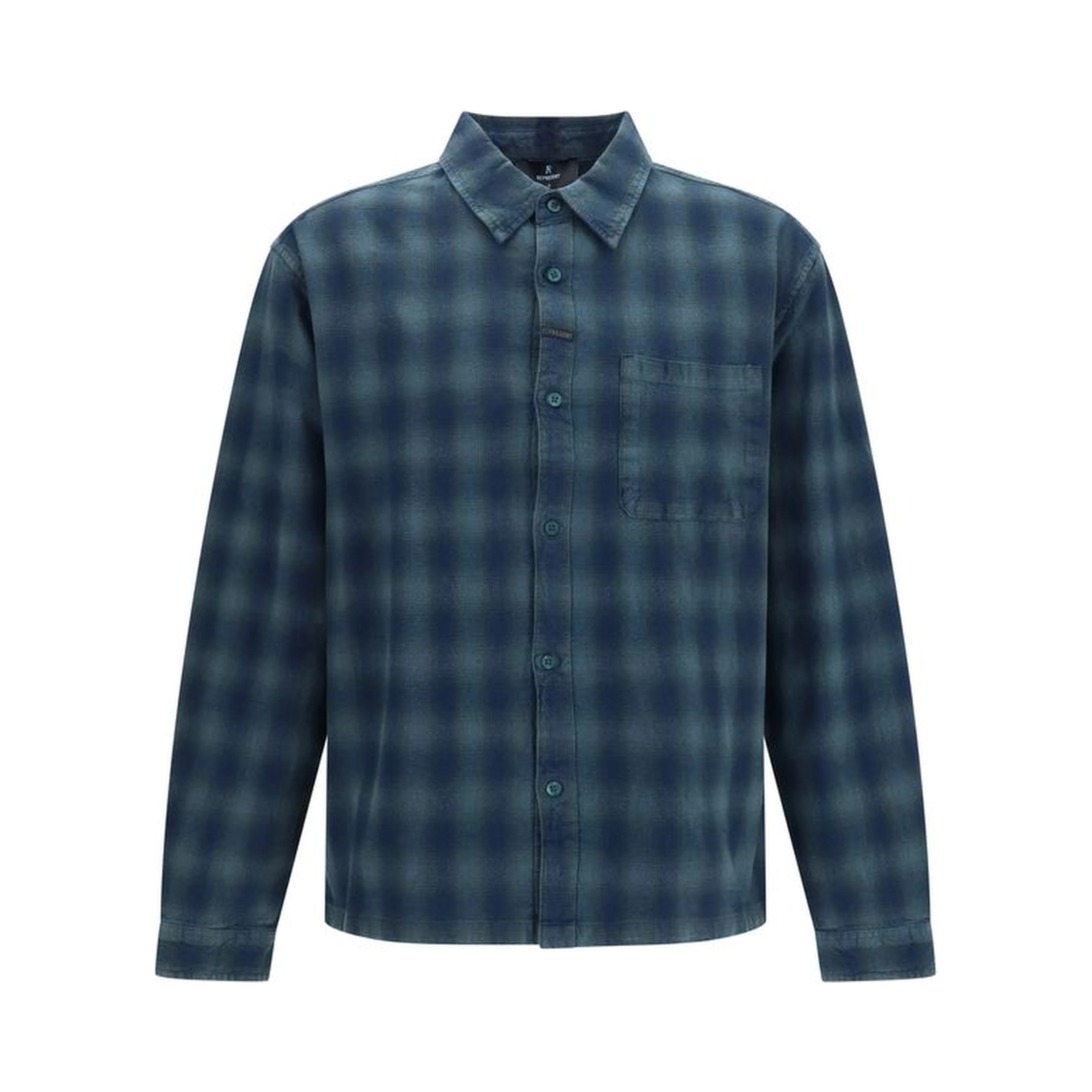 Bicolor Cotton Pattern Shirt