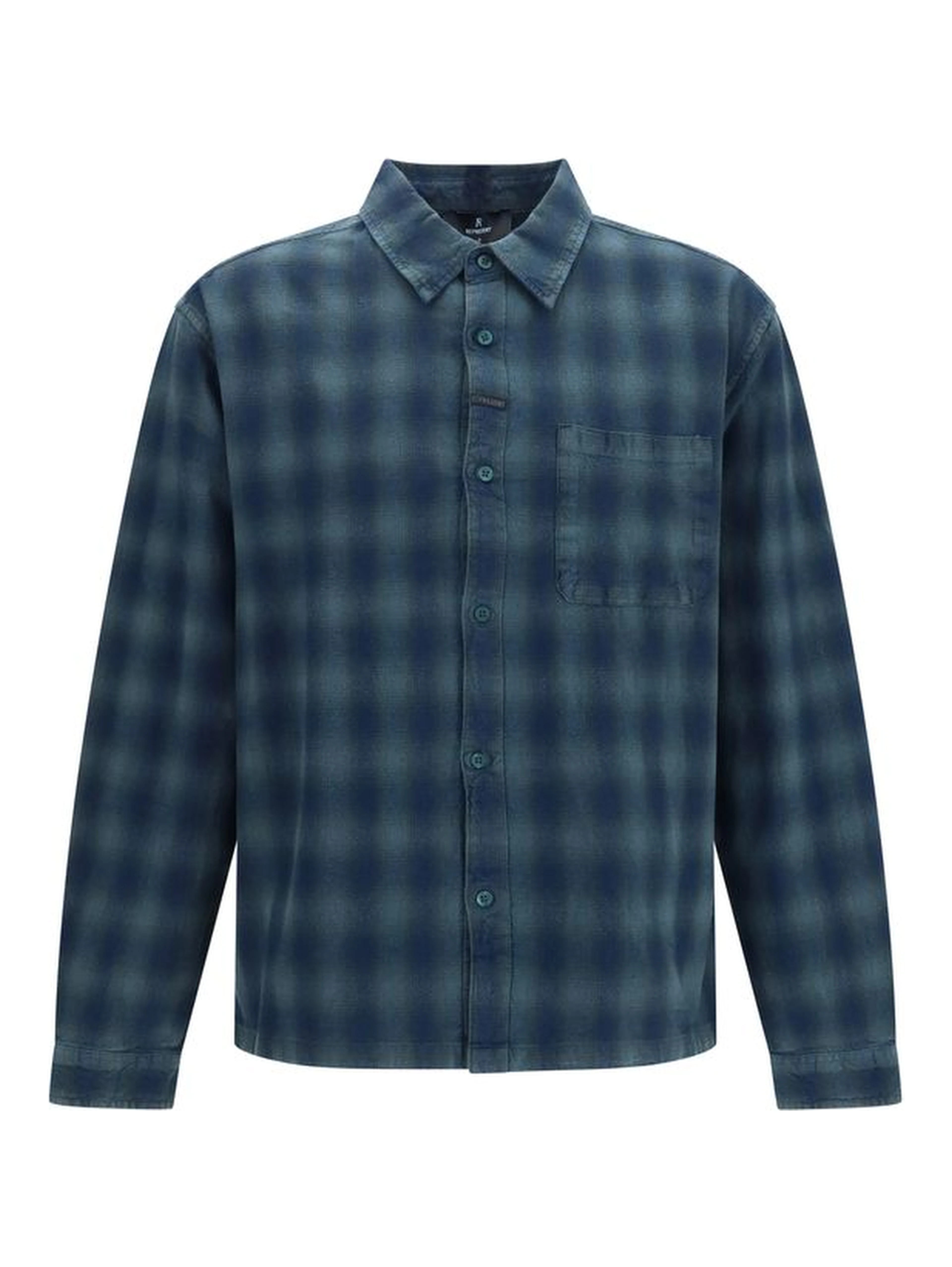 Bicolor Cotton Pattern Shirt