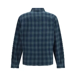 Bicolor Cotton Pattern Shirt