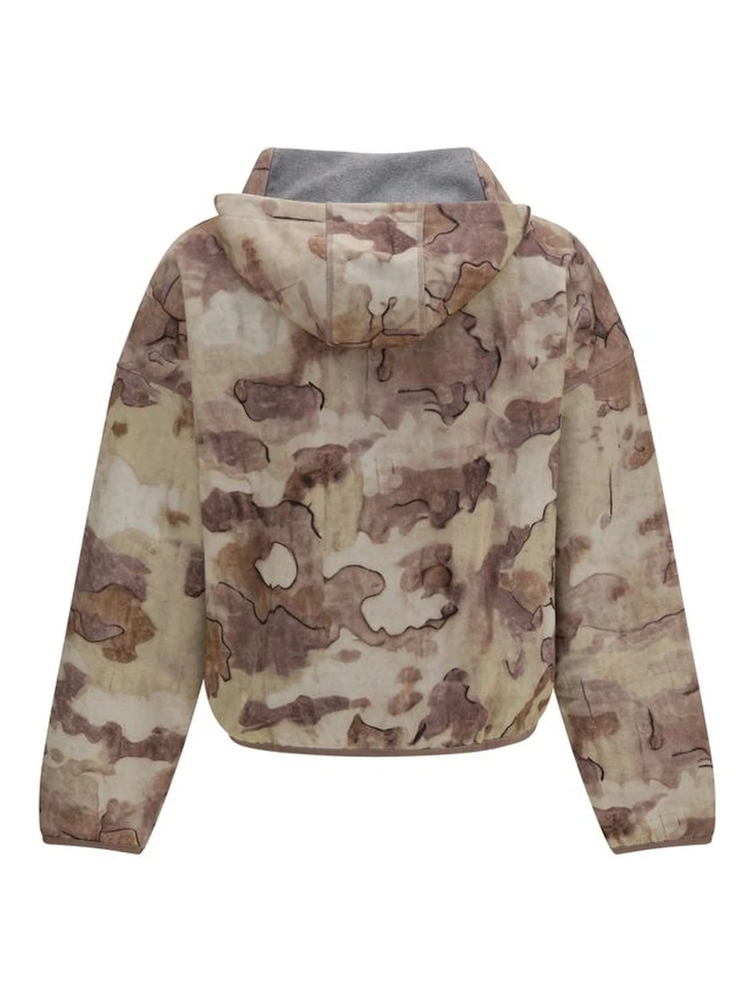 Beige Cotton Sweatshirt