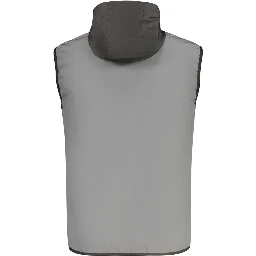 Gray Polyester Men's Vest