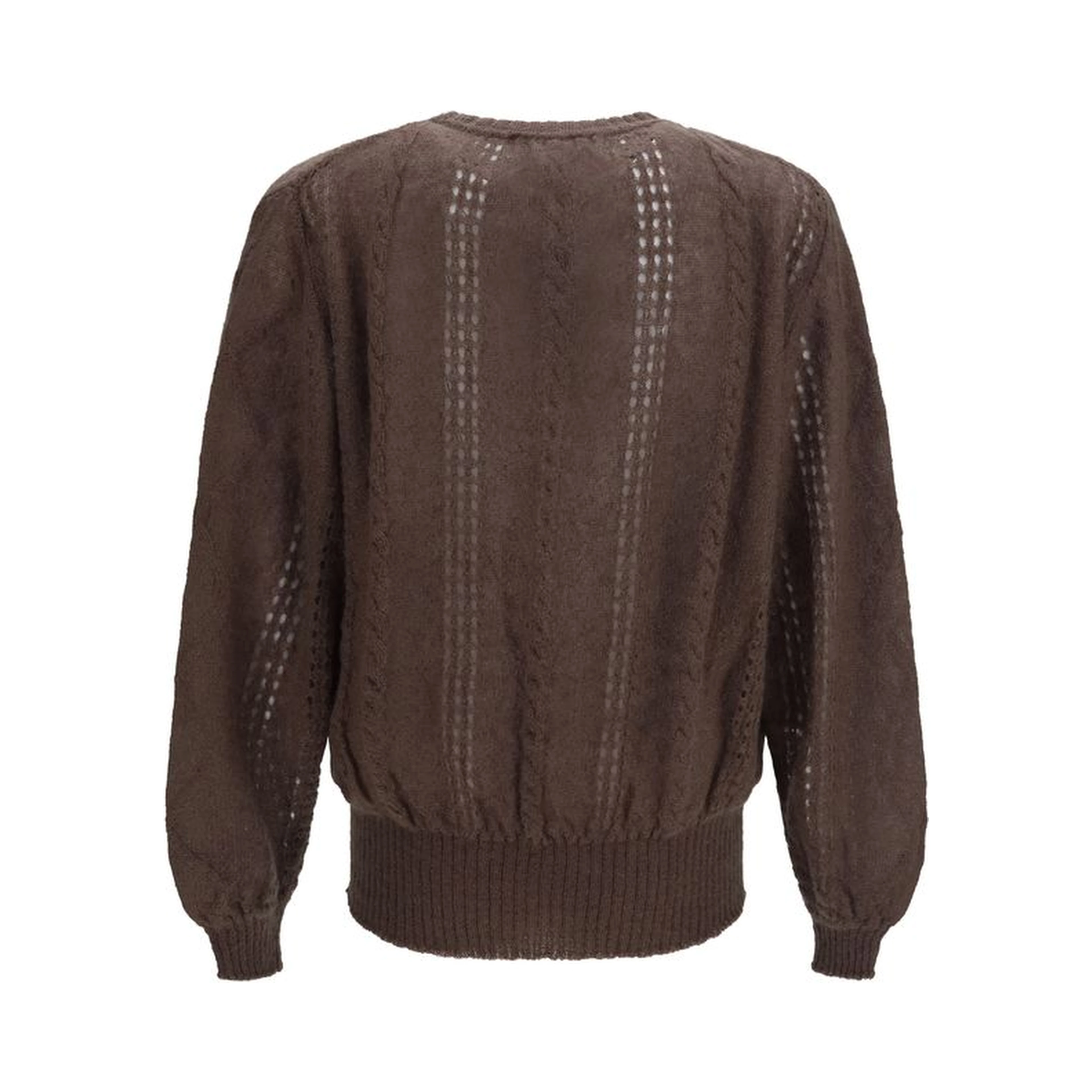 Brown Mohair Cardigan