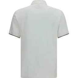 White Cotton Polo Shirt