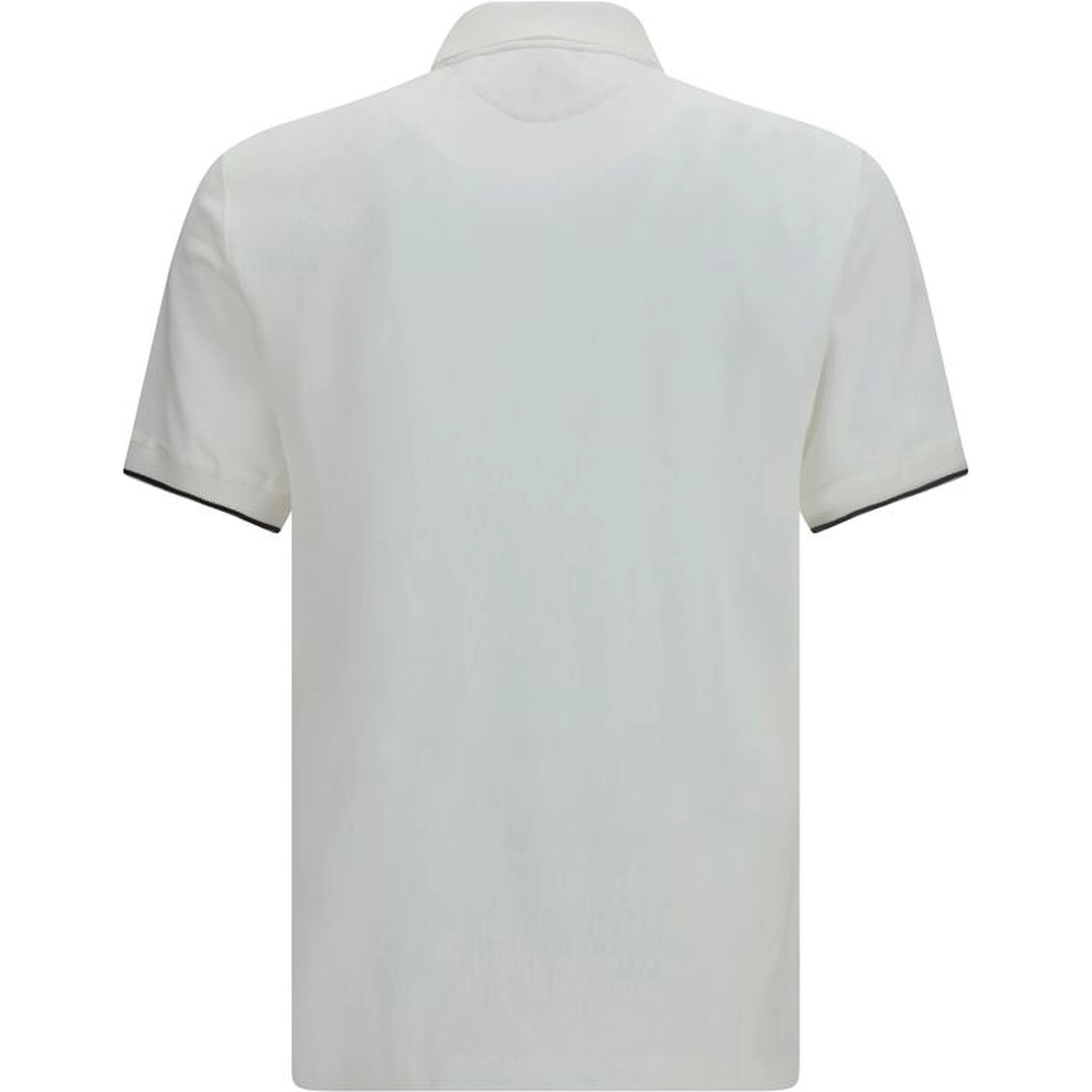 White Cotton Polo Shirt