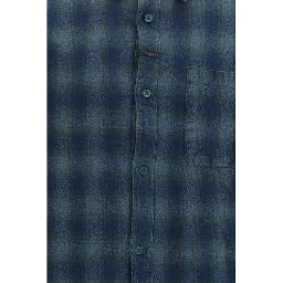 Bicolor Cotton Pattern Shirt