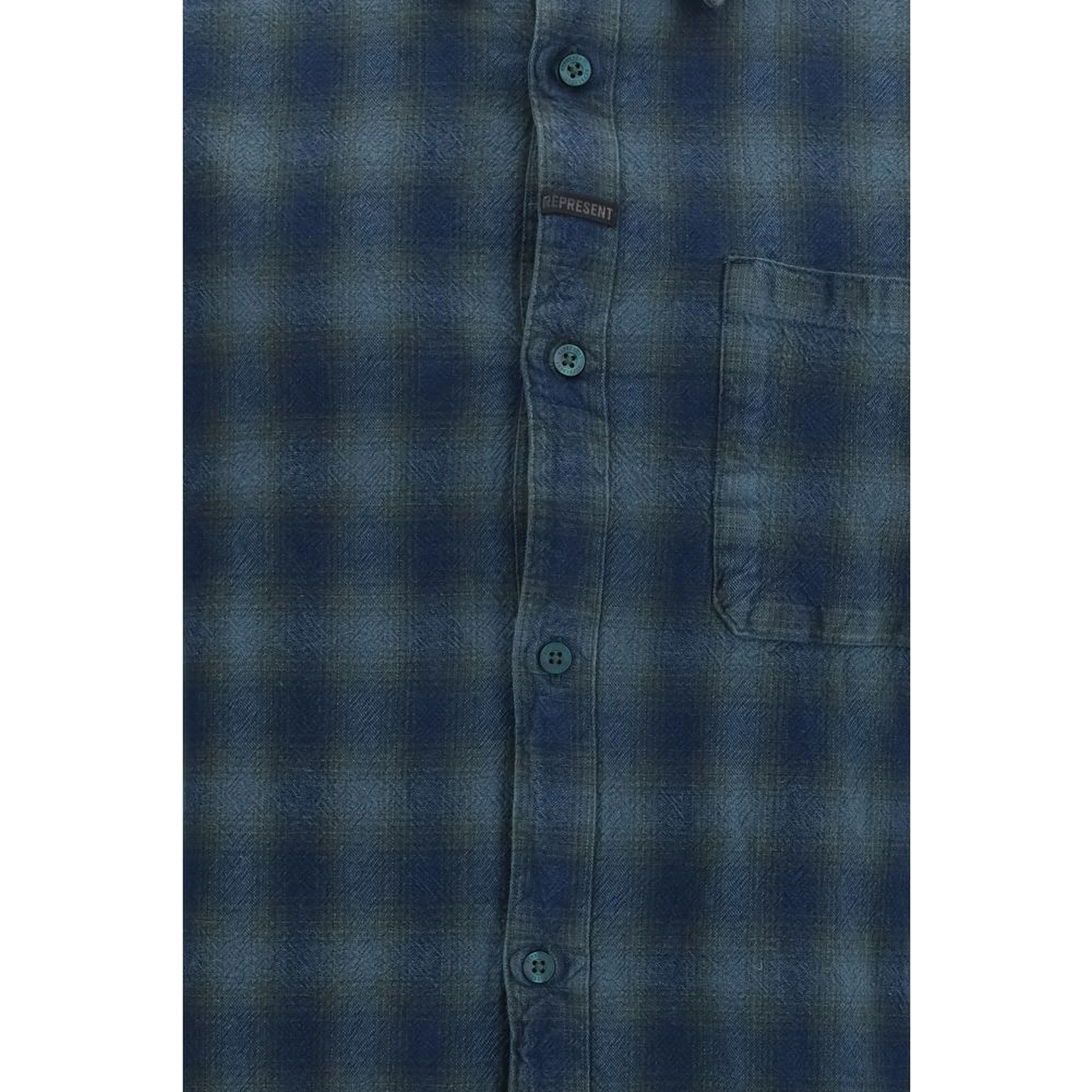 Bicolor Cotton Pattern Shirt