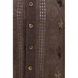 Brown Mohair Cardigan