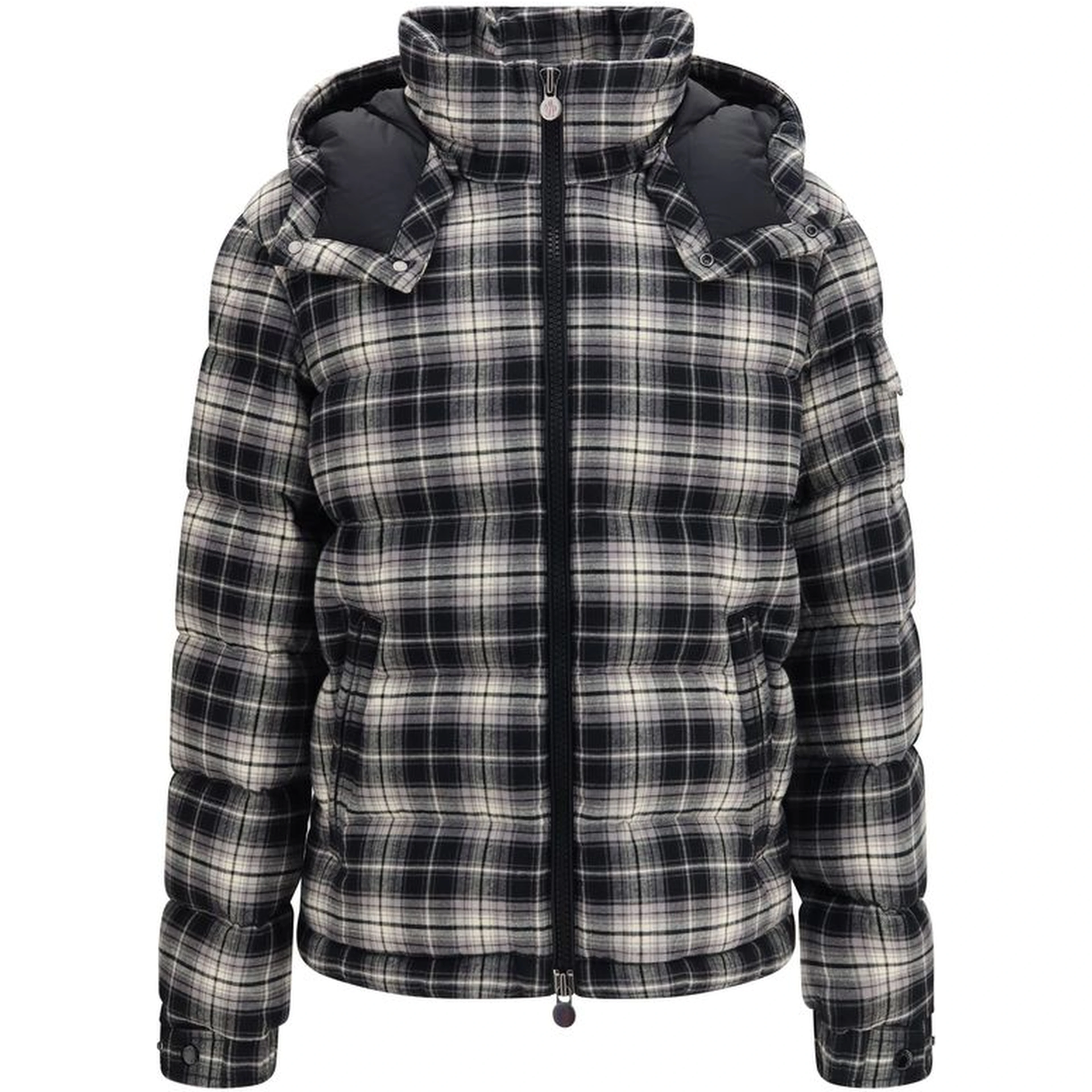 Black Cotton Full-Length Jacket