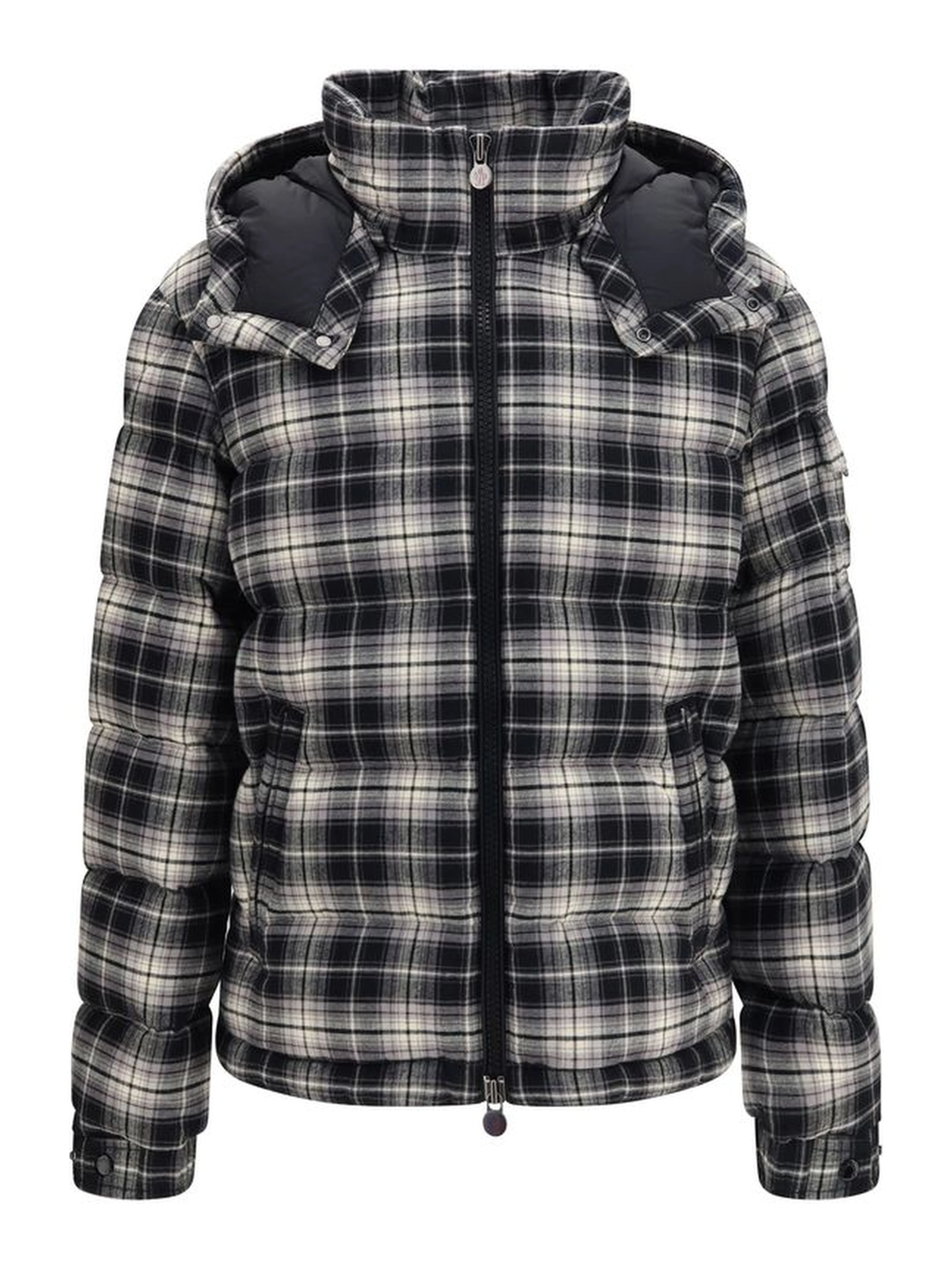 Black Cotton Full-Length Jacket