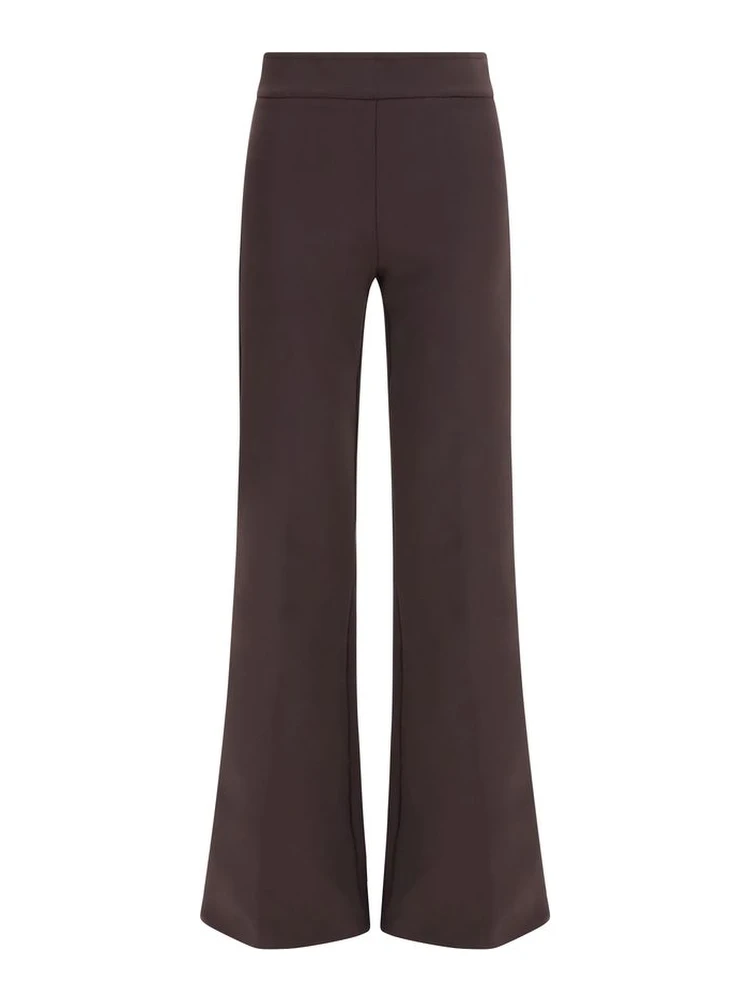Brown Polyamide Casual Pants