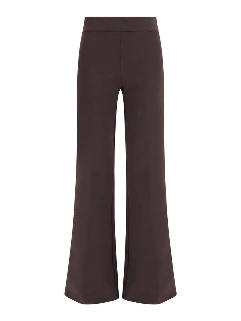 Brown Polyamide Casual Pants