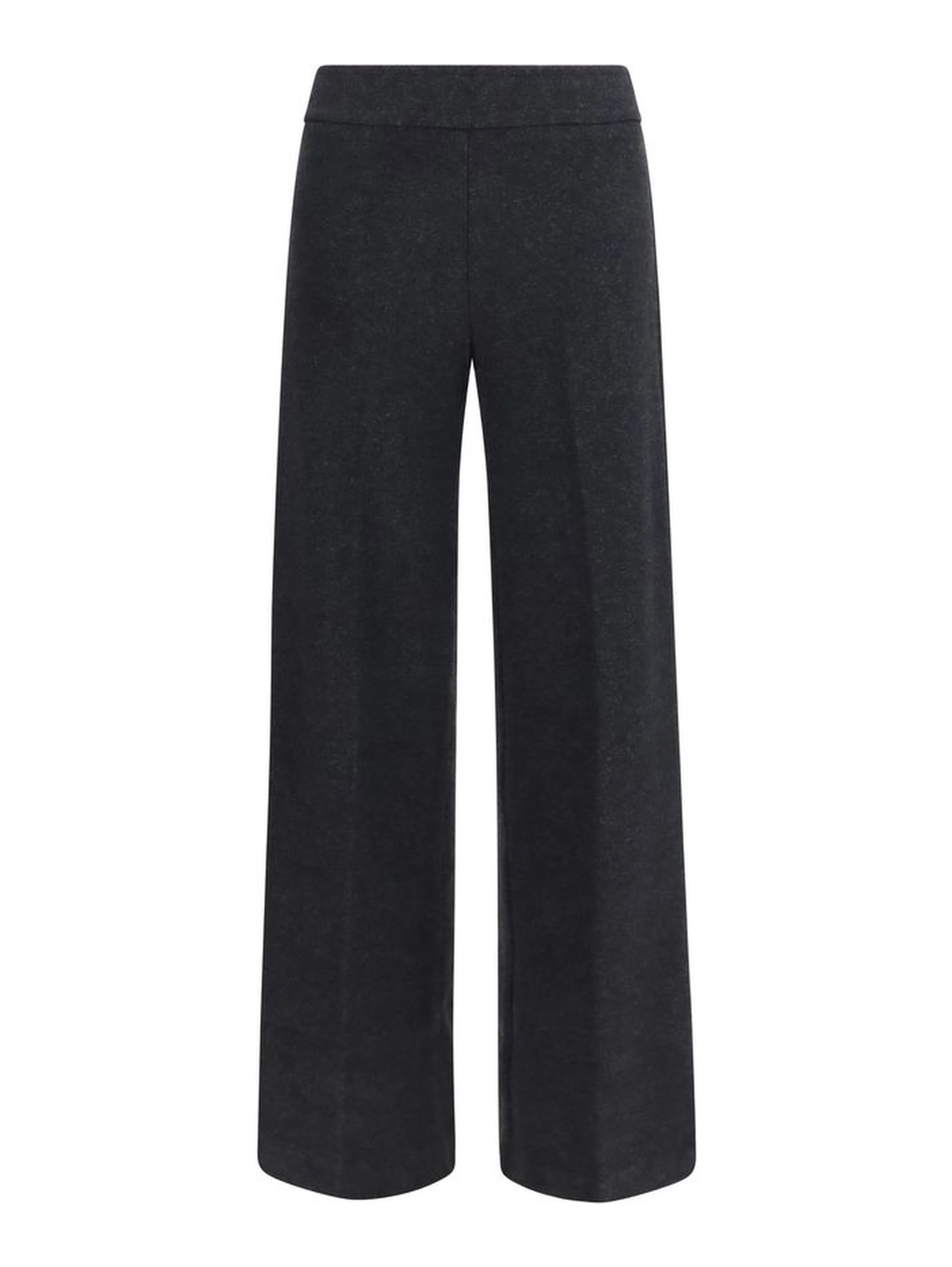 Gray Cotton Casual Pants