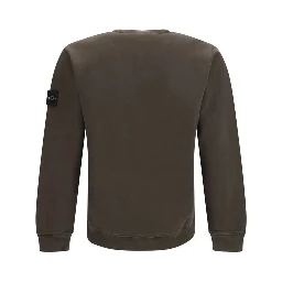 Brown Cotton Sweatshirt