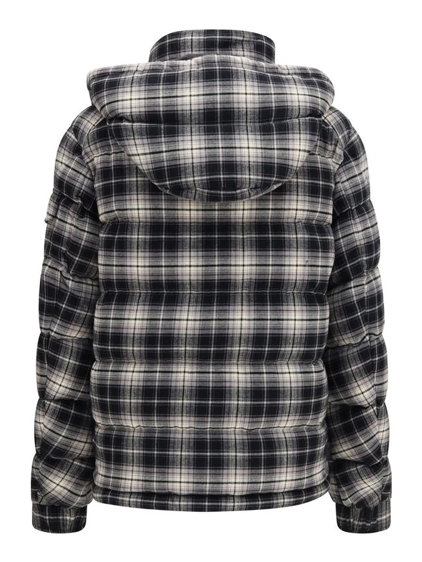 Black Cotton Full-Length Jacket
