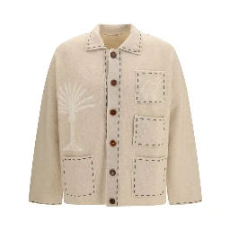 Beige Cashmere Cardigan