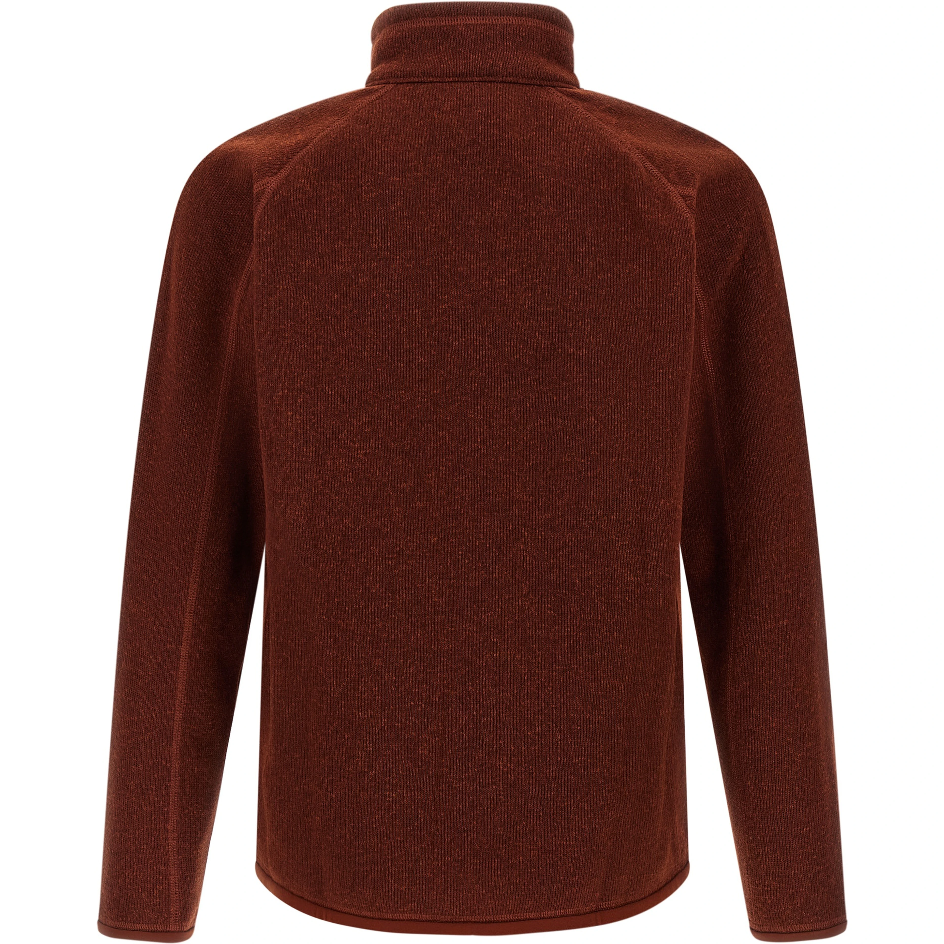 Red Polyester Full-Length Jacket