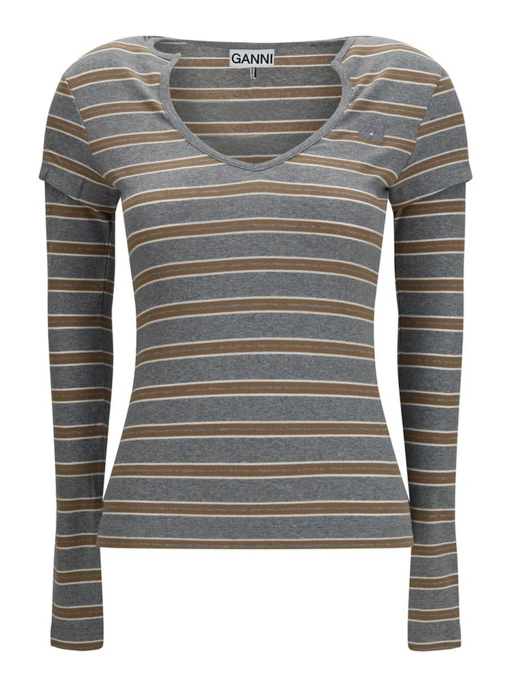 Gray Cotton Sportswear