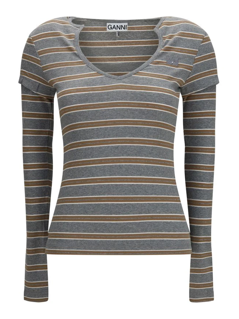 Gray Cotton Sportswear